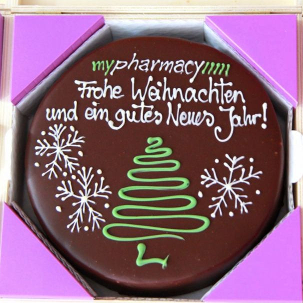 Prinz Woellsteintorte mit Zuckerschrift