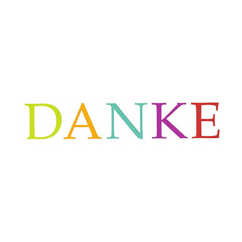 Danke Karte, persönliche Geschenkkarte von Hand geschrieben