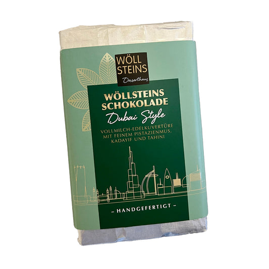 Woellsteins Schokolade Pistazien Dubai Style